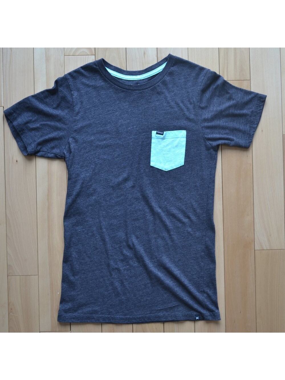 Hurley Short Sleeve Tee Size S Gray Blue